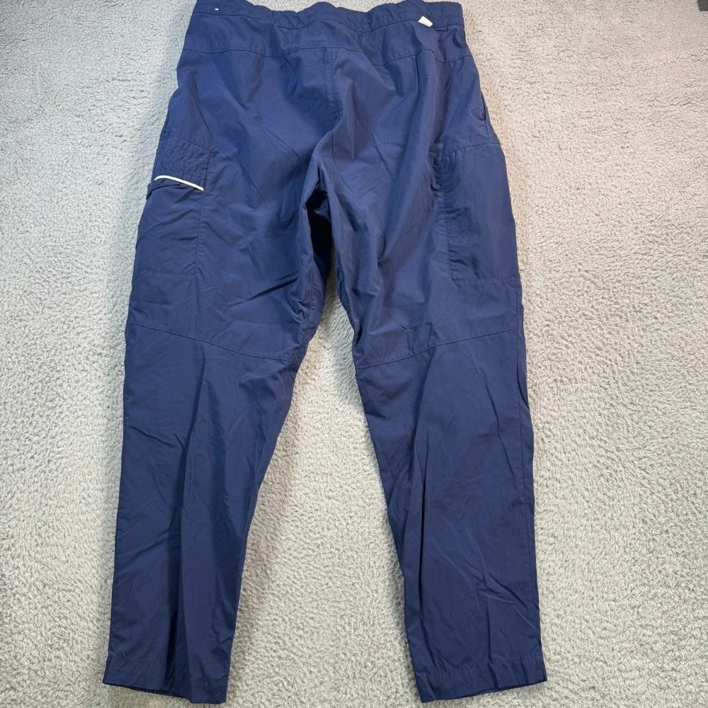 Nike Mens Navy Blue Nylon Tapered Cargo Pants Size Medium 32 Tech Sportswear